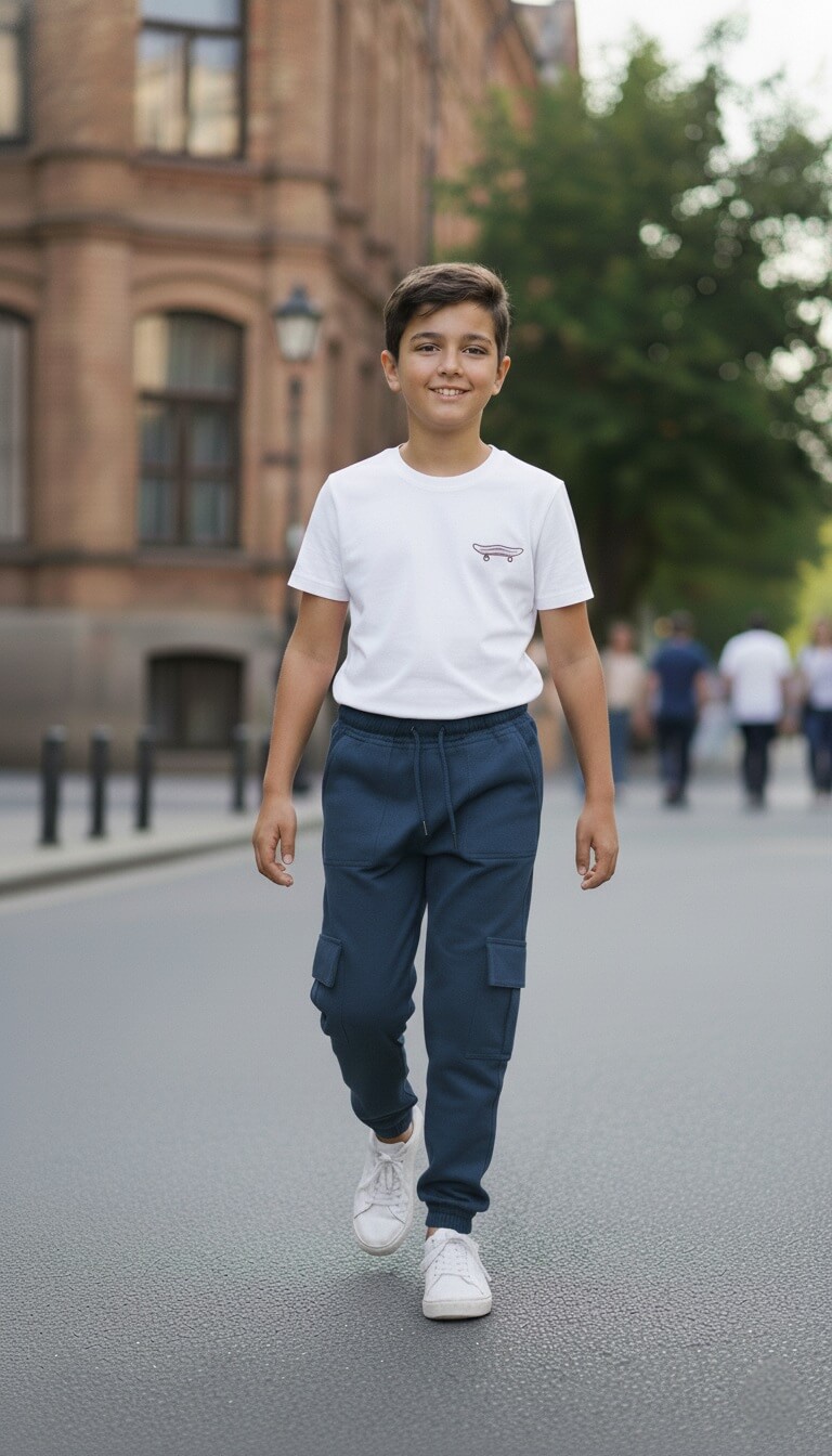 Pantalon Garçon Cargo