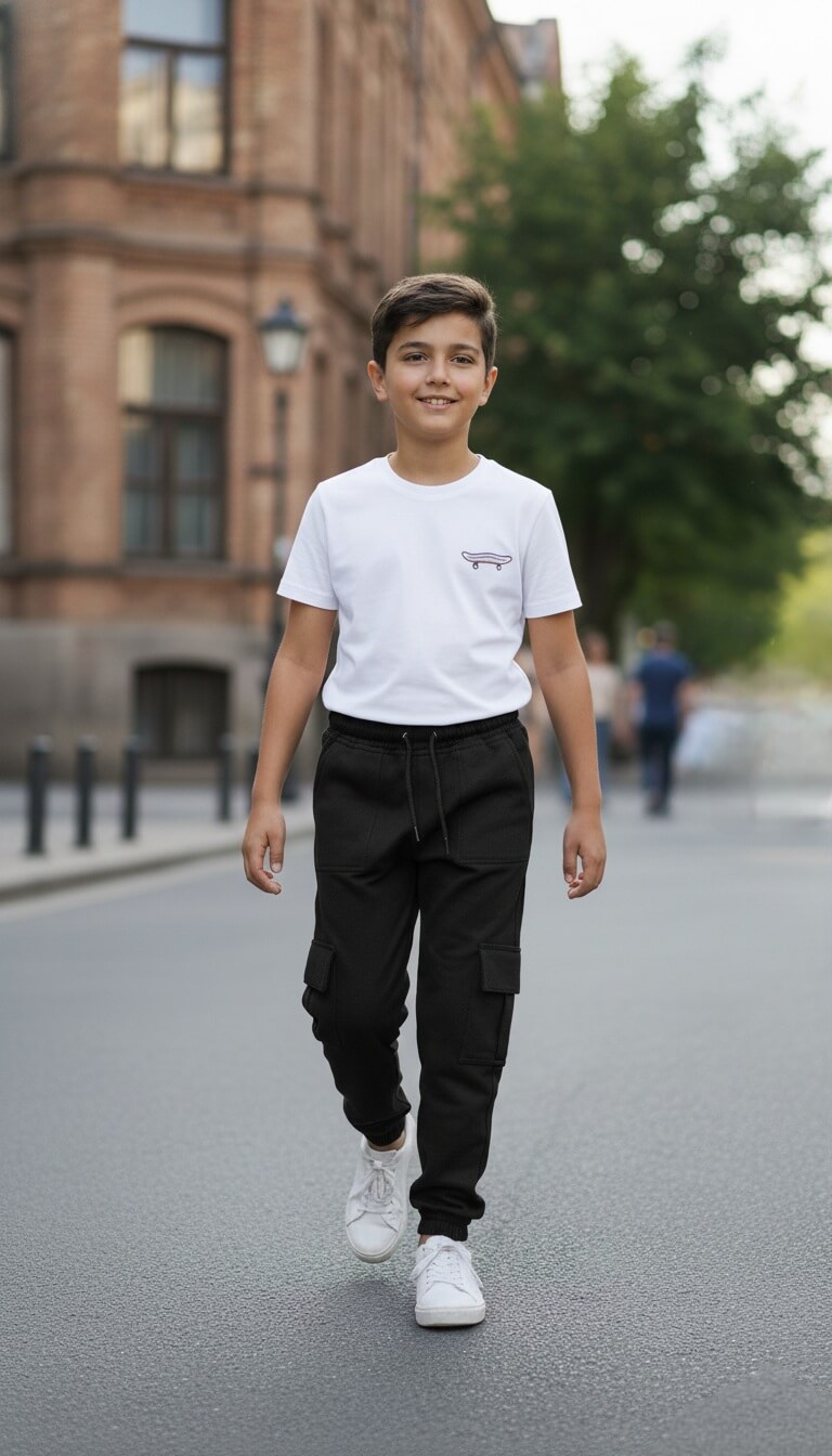 Pantalon Garçon Cargo