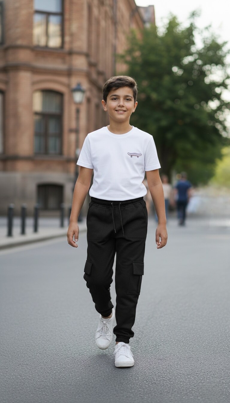 Pantalon Garçon Cargo