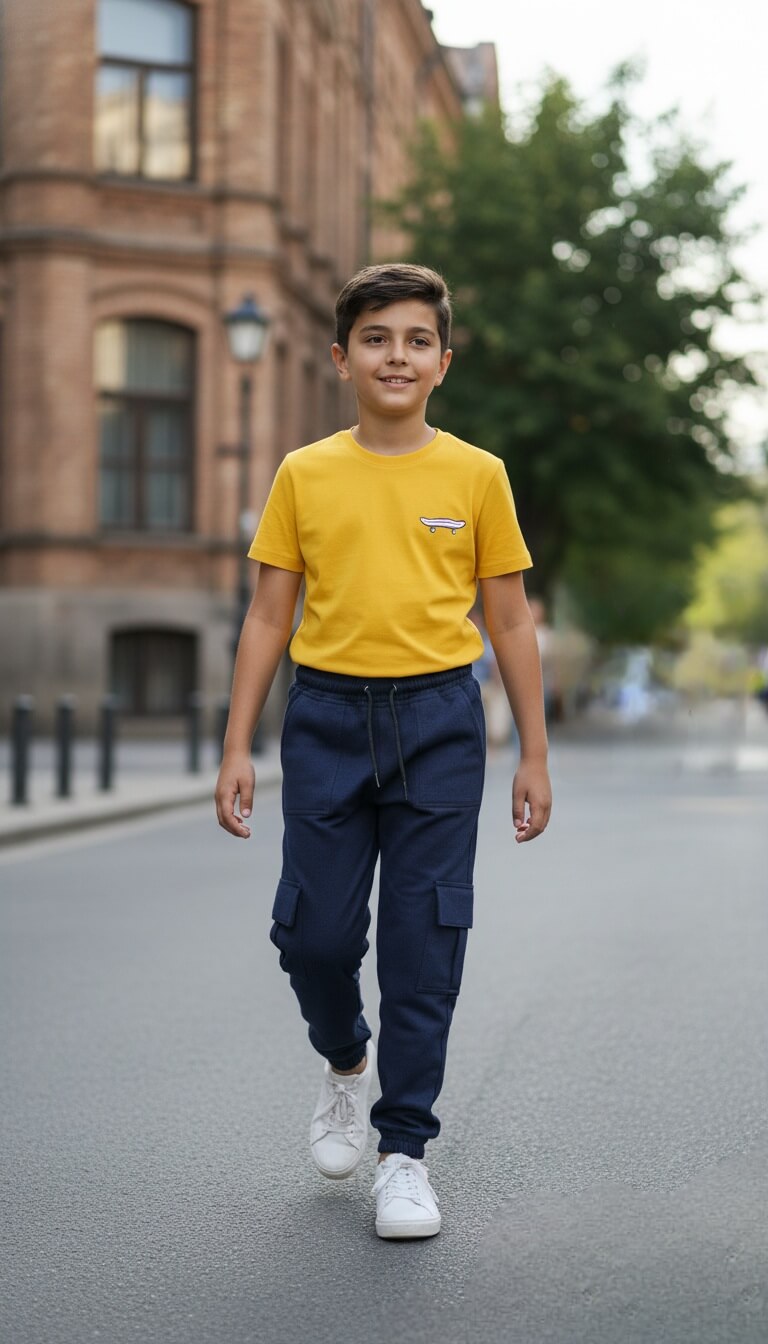 Pantalon Garçon Cargo