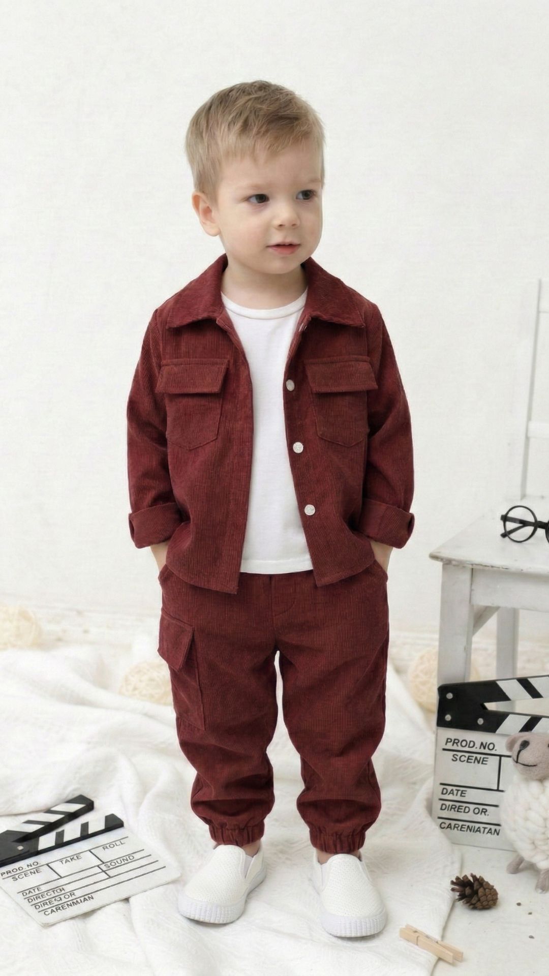 ensemble 2 pieces boy jacket avec pantalon